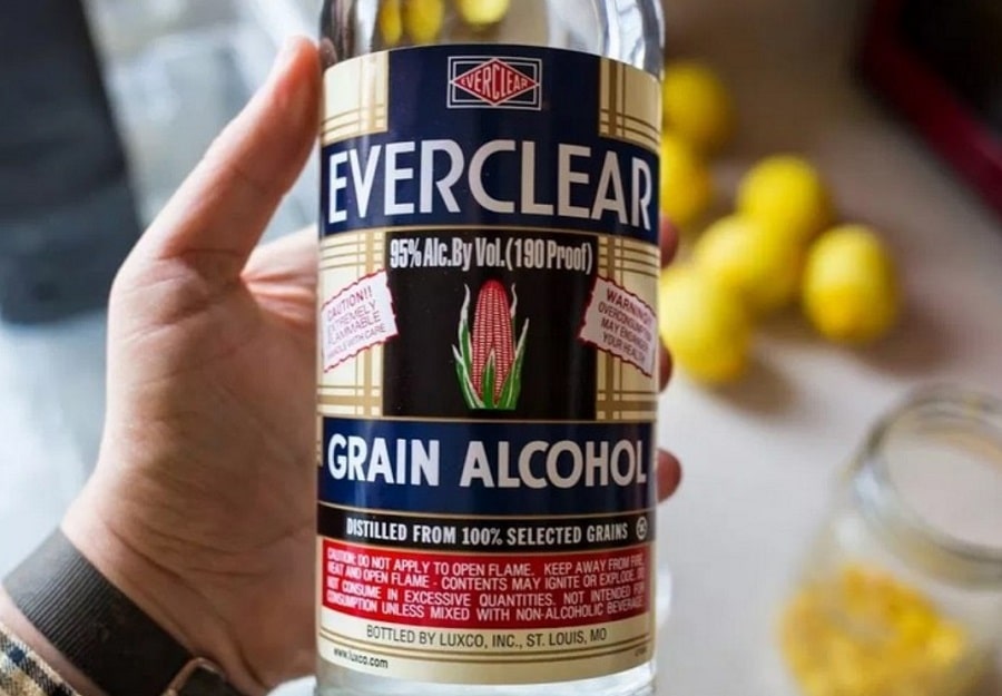 Pasaulē spēcīgākais alkoholiskais dzēriens Everclear 
