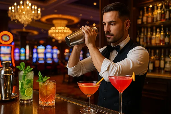 Luxury casino bar