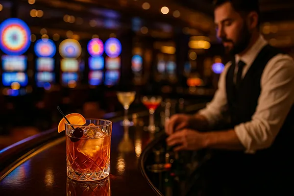 Luxury casino bar