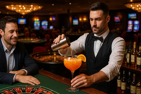 Bar at UK casino