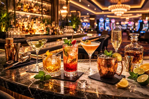 kazino bāra kokteilis