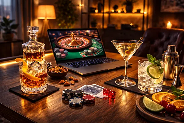 Casino cocktail table